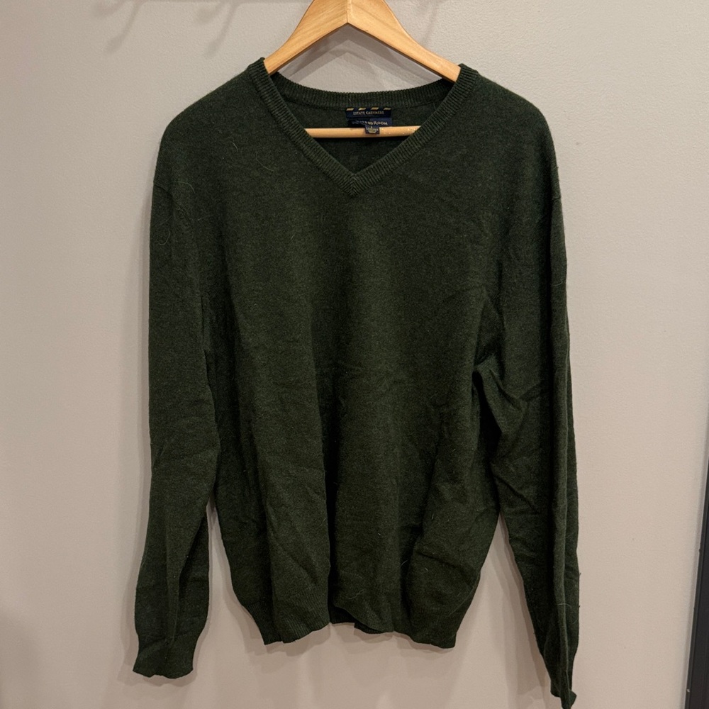 Club Room Forest V-Neck Sweater